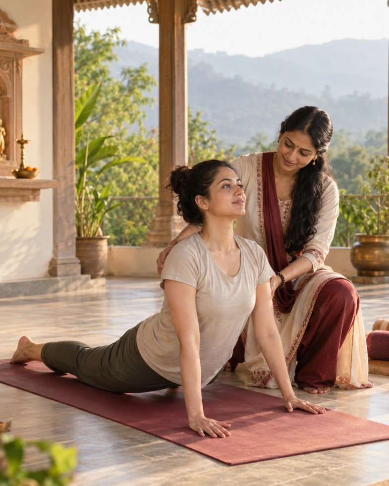 Personal yoga trial class at Jivanyog